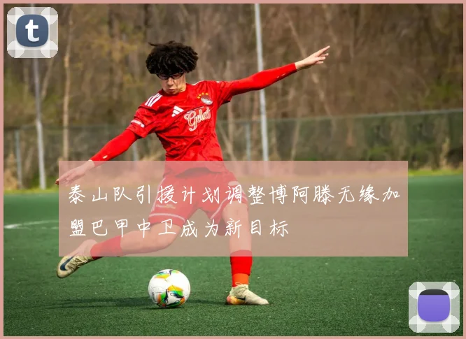 泰山队引援计划调整博阿滕无缘加盟巴甲中卫成为新目标